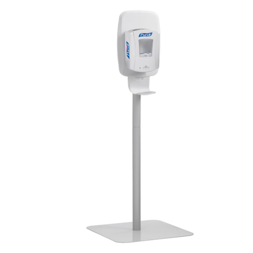 PURELL 2424-DS Floor Stand for TFX Touch Free Instant Hand Sanitizing Dispenser, Light Gray