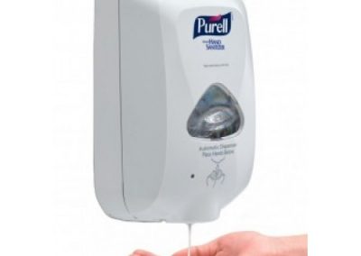 Purell Hand Sanitizer Dispenser 2720-12 2720-01 TFX Touch Free, Dove Gray