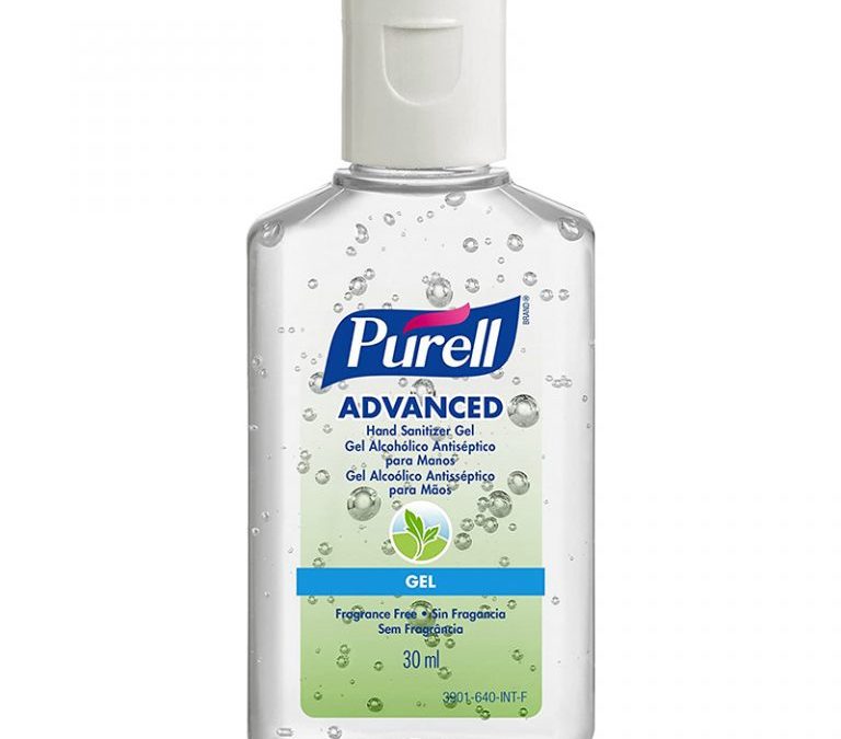 Purell Advanced Hand Sanitizer Plastic Squeeze Bottle (30 ml)