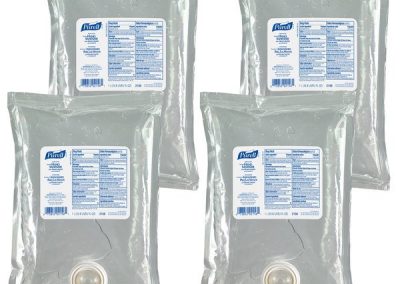 PURELL NXT Advanced Hand Sanitizer Gel, 1000 mL Hand Sanitizer Gel Refill for PURELL NXT Push-Style Space Saver Dispenser (Pack of 4) – 2156-04