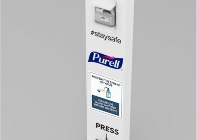 PURELL hand sanitizer foot operated stand ( PURELL bottle 1.9L sold separately )